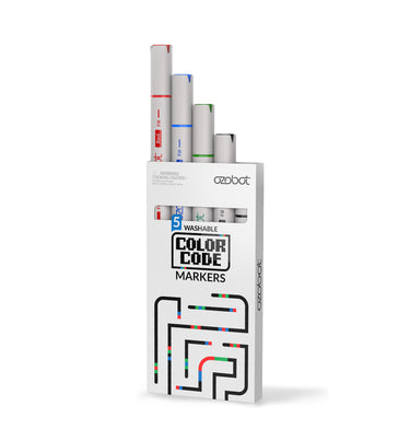 Ozobot Dual-Tip Washable Colour Code Markers (5 pack)